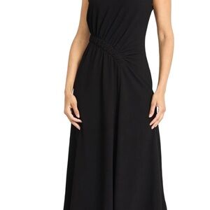 Maggy London Black Midi Dress